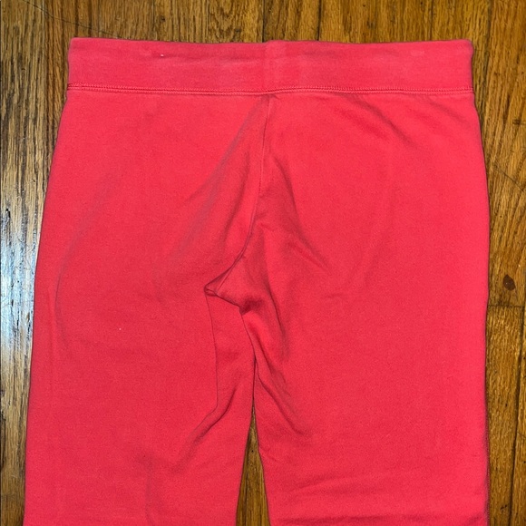 Aeropostale Bright Red and White Embroidered Joggers Size Medium - Picture 6 of 9